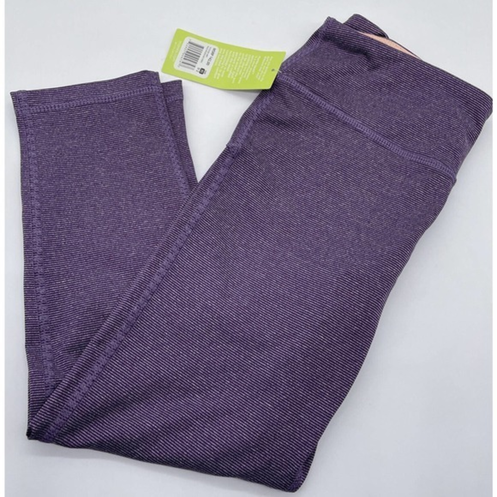 Marika Sport Womens XS Purple Spacedye Coral Capri Leggings New.‎ 457
